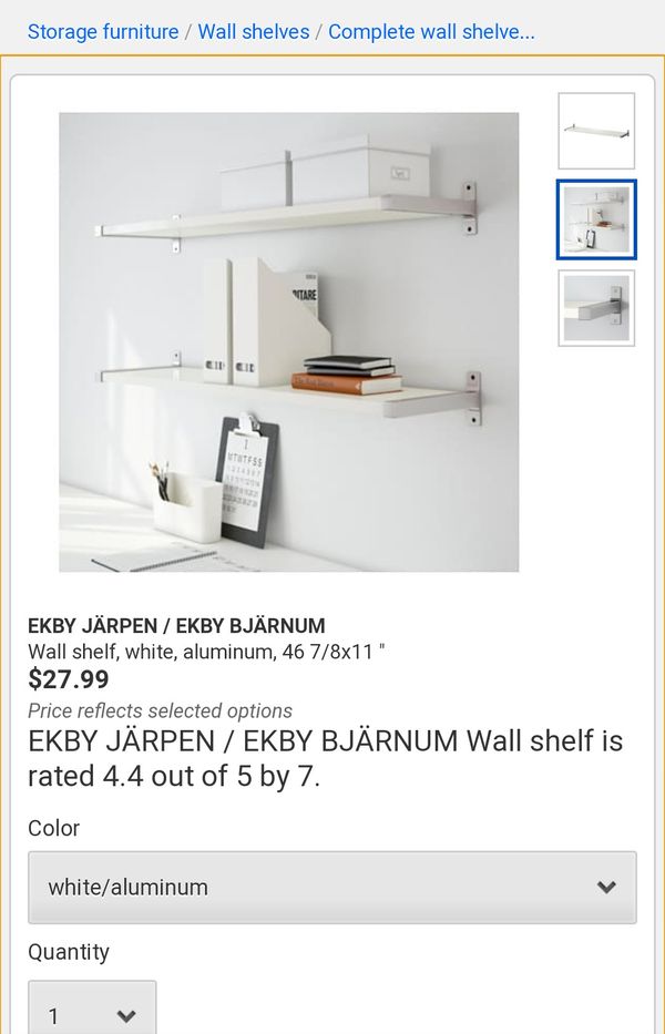 Ikea White Aluminum Shelves 6 For In Tampa Fl Offerup Ikea White Aluminum Shelves 6