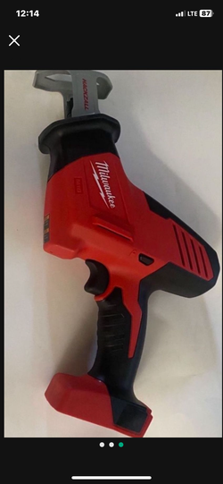 MILWAUKEE M18 HACKZALL NEW $11O TOOL ONLY FIRM