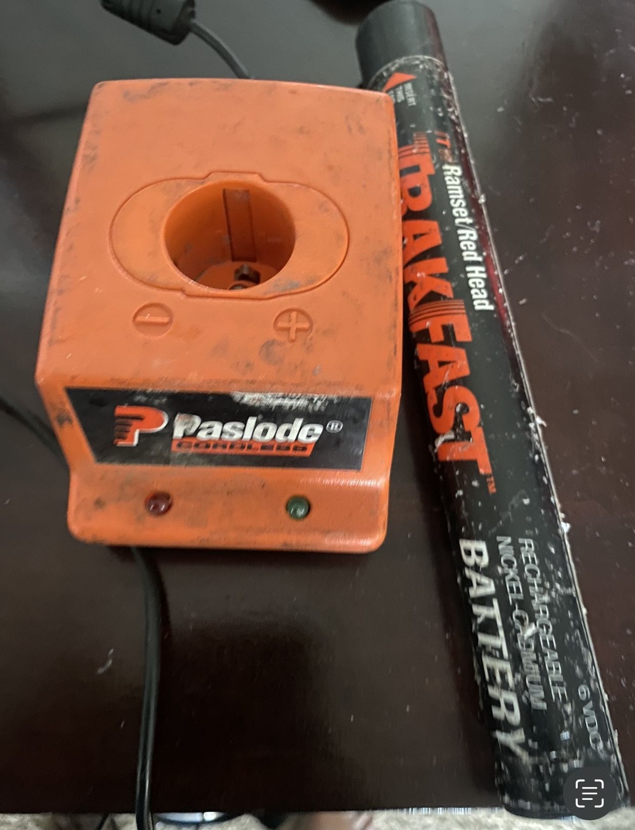 Paslode Battery & Charger Needs Adapter 