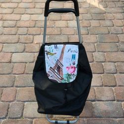 Rolling" Paris" 2 Wheel Cart 