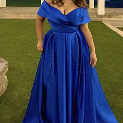 Prom Blue Dress