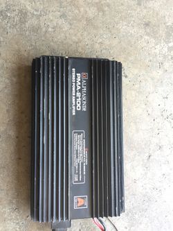 Alphasonic car amp