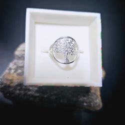 .925 Mexican Silver Ring Size 5 1/2 "