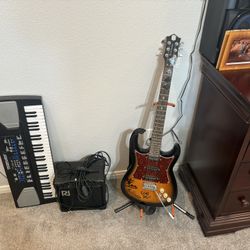 Electric guitar and Equipment 