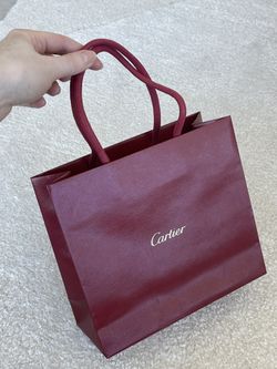 Authentic Cartier Shopping Bag Paper Bag Gift Bag