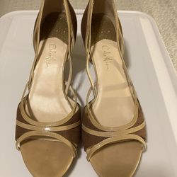 Cole Haan /Kitten Heels , Peep Toe