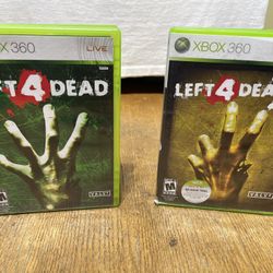 Left 4 Dead 1 and Left 4 Dead 2 Microsoft Xbox 360