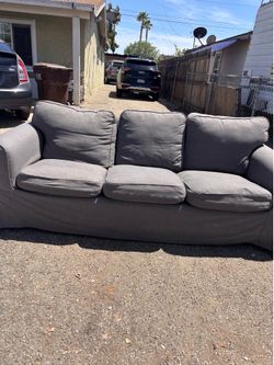 Grey ikea couch