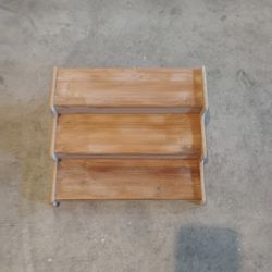 Wooden spice rack