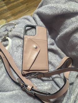 Bandolier Leather Phone Case with Crossbody Strap