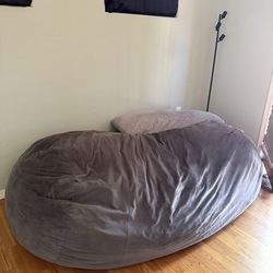 Large memory foam bean bag