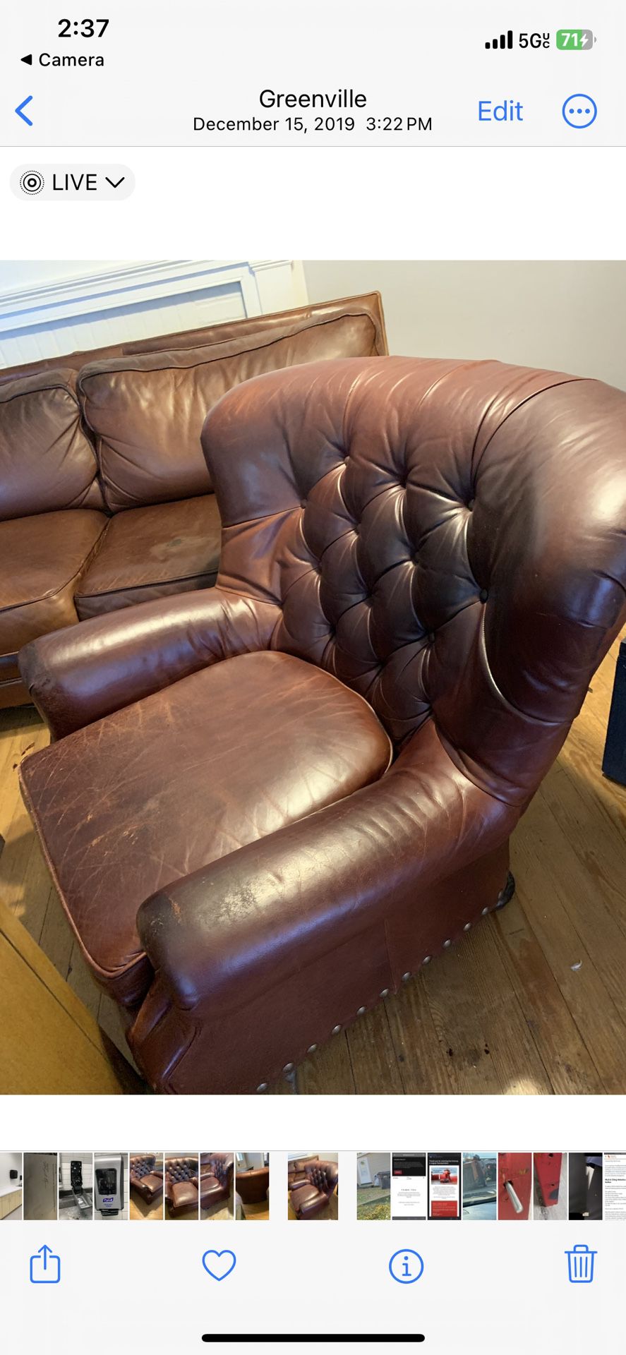 Amazing All 💯 Leather Chair
