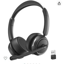 Wireless Headset with Microphone for PC