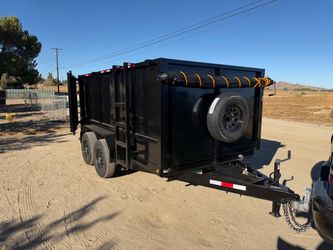 New smooth wall dump trailer 12 ft !