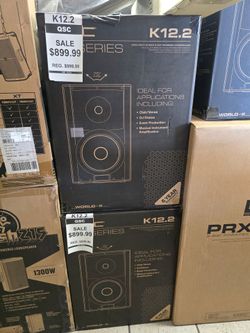 QSC K12.2 powered 12" Speaker