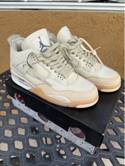 off white jordan 4 sail