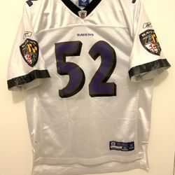 2003 Ray Lewis Baltimore Ravens Authentic Reebok NFL Jersey Size XL