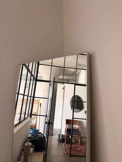 CB2 Infinity SLVR Floor Mirror 32x76