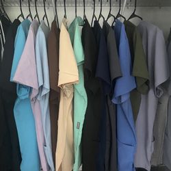 Assorted Scrub Tops & Pants - 13 Pairs