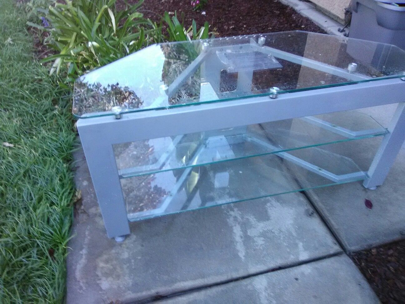 TV entertainment stand for Sale in Visalia, CA OfferUp