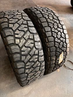 2 SEMI NEW TOYO LT 285 75 R 17 TIRES FOR $270 INSTALLED AND BALANCED .. 28575R17 285 75 17 285 75 R 17 285/75/17 285/75/R17 285-75-17 285-75-R17 BOTH