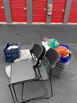 6 Black Hard Chair