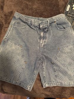 LV Jean shorts