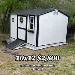 WE BUILD STORAGE SHEDS ANY SIZE !