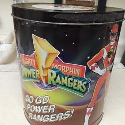 Power Rangers 1994 Popcorn Tin