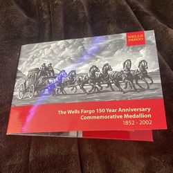 Wells Fargo 150 Anniversary Commemorative Medallion