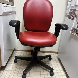 Red Office Ergonomic Chair