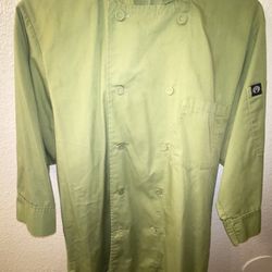 ChefWorks Professional Lime Chef Coat Women’s Size Small