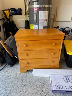 Solid maple small dresser