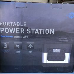 Zero Breeze Portable Electric Power Station Elechive 2200 Eletric Generator