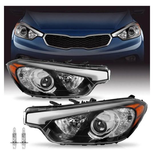 Halogen Headlight Assembly 2014 2015 2016 Kia Forte, Forte Koup, Forte5