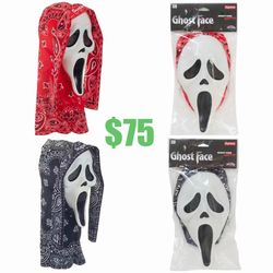 Supreme Ghostface Mask (Red, Black)