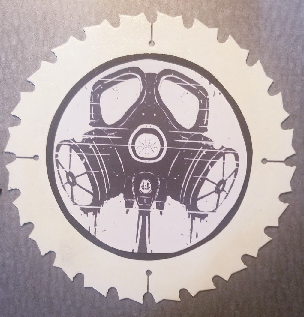 Gas Mask Decorative Saw Blade
