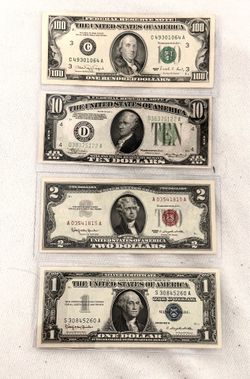Mixed uncirculated US currency