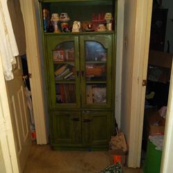 Vintage Green Cabinet