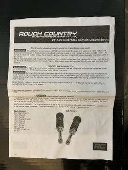 Leveling Kit Colorado Canyon