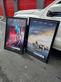 $80 Pair. NOT SELLING SEPARATELY. Miami 33130 Framed Interstellar movie posters.

Framed Interstellar movie posters come in a set of two. 

Each poste