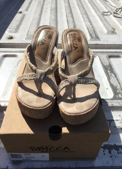 Sbicca brand size 7 wedges