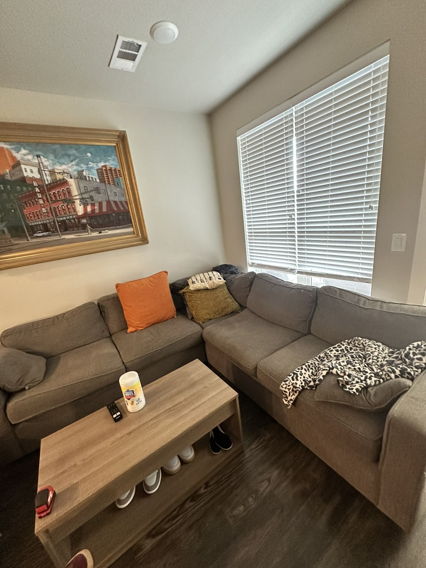 L Shaped Sectional Down Filled