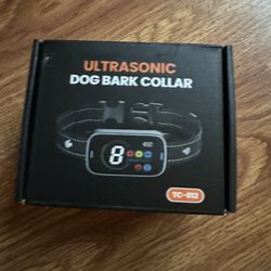 SLAYKAM Bark Collar for Large Medium Dogs Smart Ultrasonic Dog Bark Deterrent Device Rechargeable Anti Barking Training Collar with Adjustable Ultraso