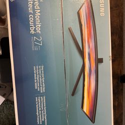 27” Samsung Curved Monitor 