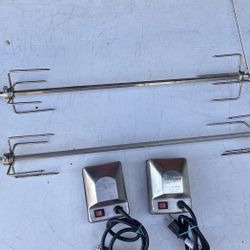 rotisserie motor / Rod / 2 - Forks  75$ Each Rig
