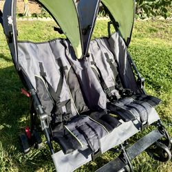 Delta Children LX 35 Pound Side by Side Double Convenience Stroller