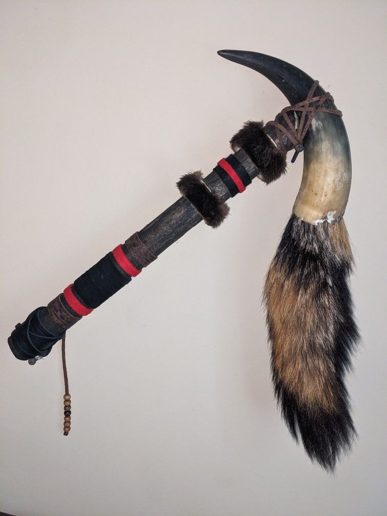 Native American Style Tomahawk Axe Art Decor Rustic Outdoor Cabin Art