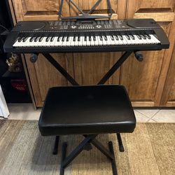 Hamzer Keyboard w/ Adjustable Stand & Bench