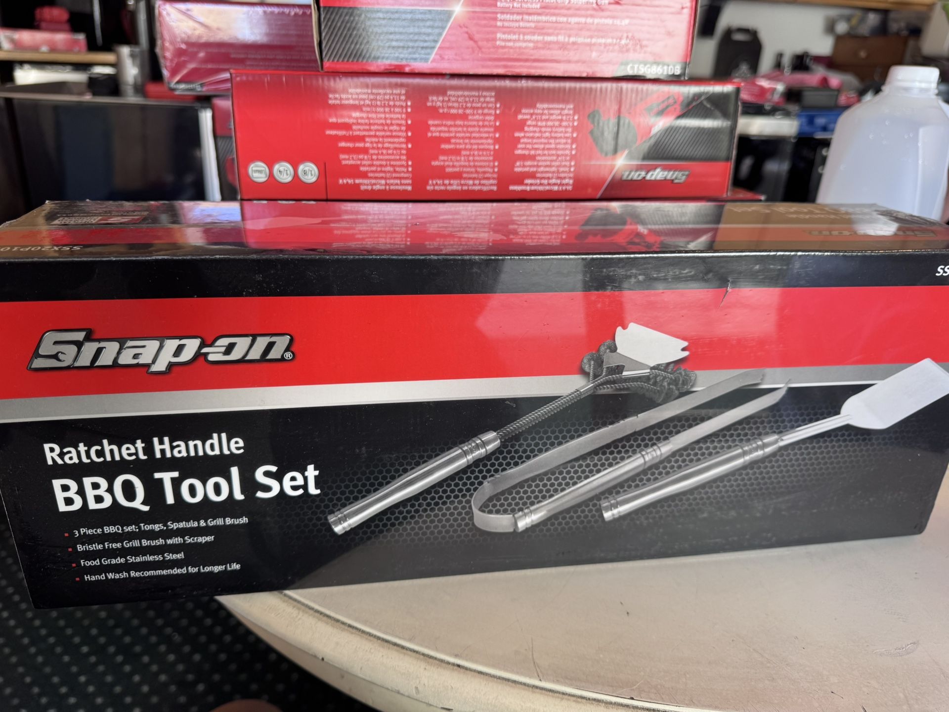 Snap-on Ratchet Handle Bbq Tool Set 